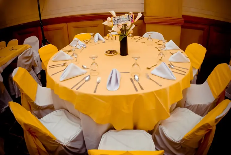 Jojie's baptism and christening catering setup
